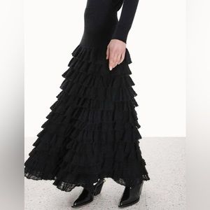 Zimmermann Luminosity Lace Frill Skirt